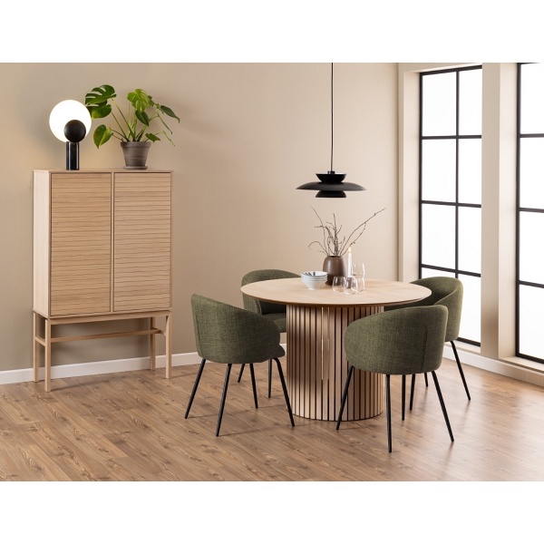 Krzesło Eleonor oliwkowe Basel 77 - ACTONA